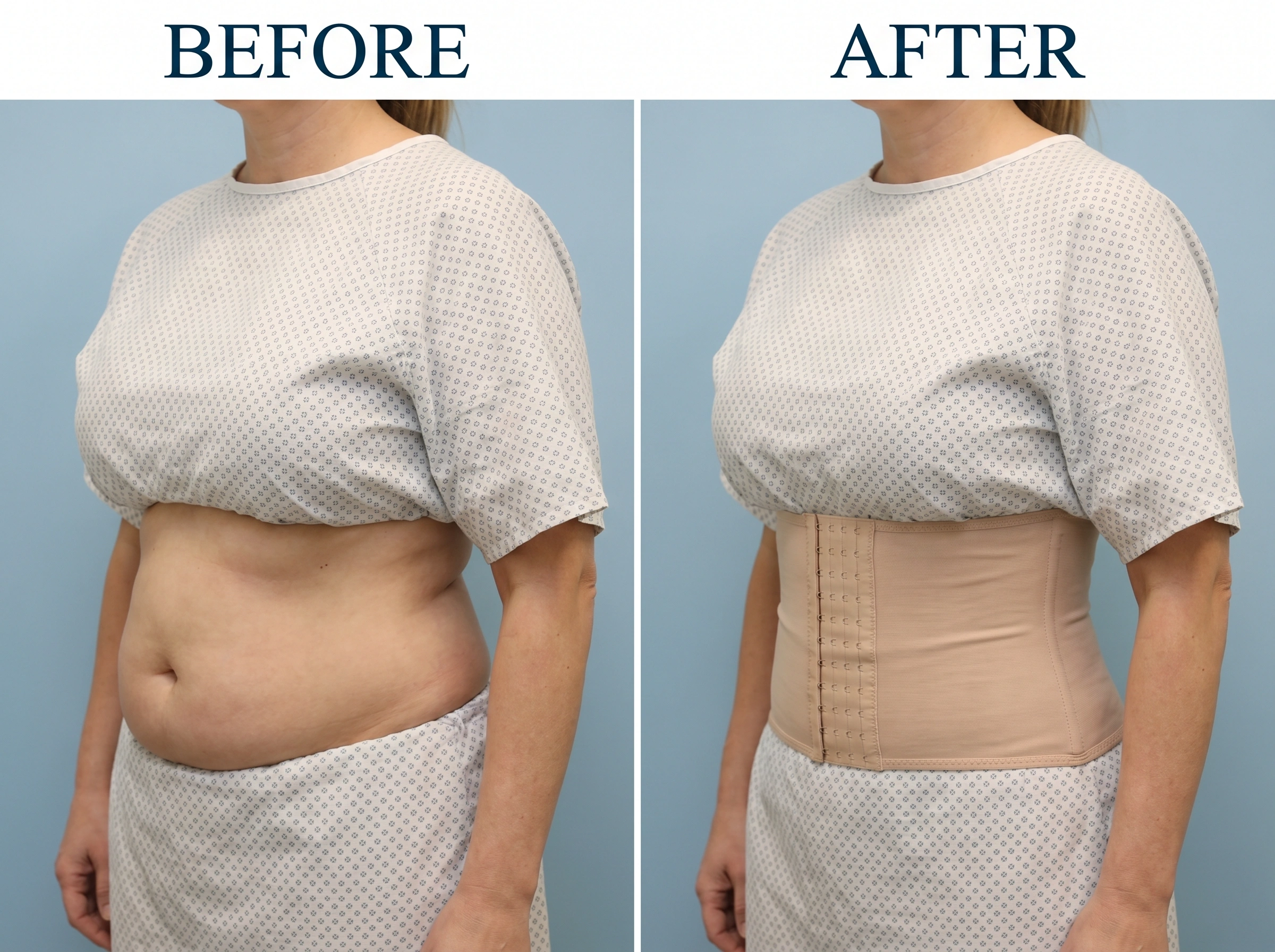 Liposuction before and after at Cura Welt