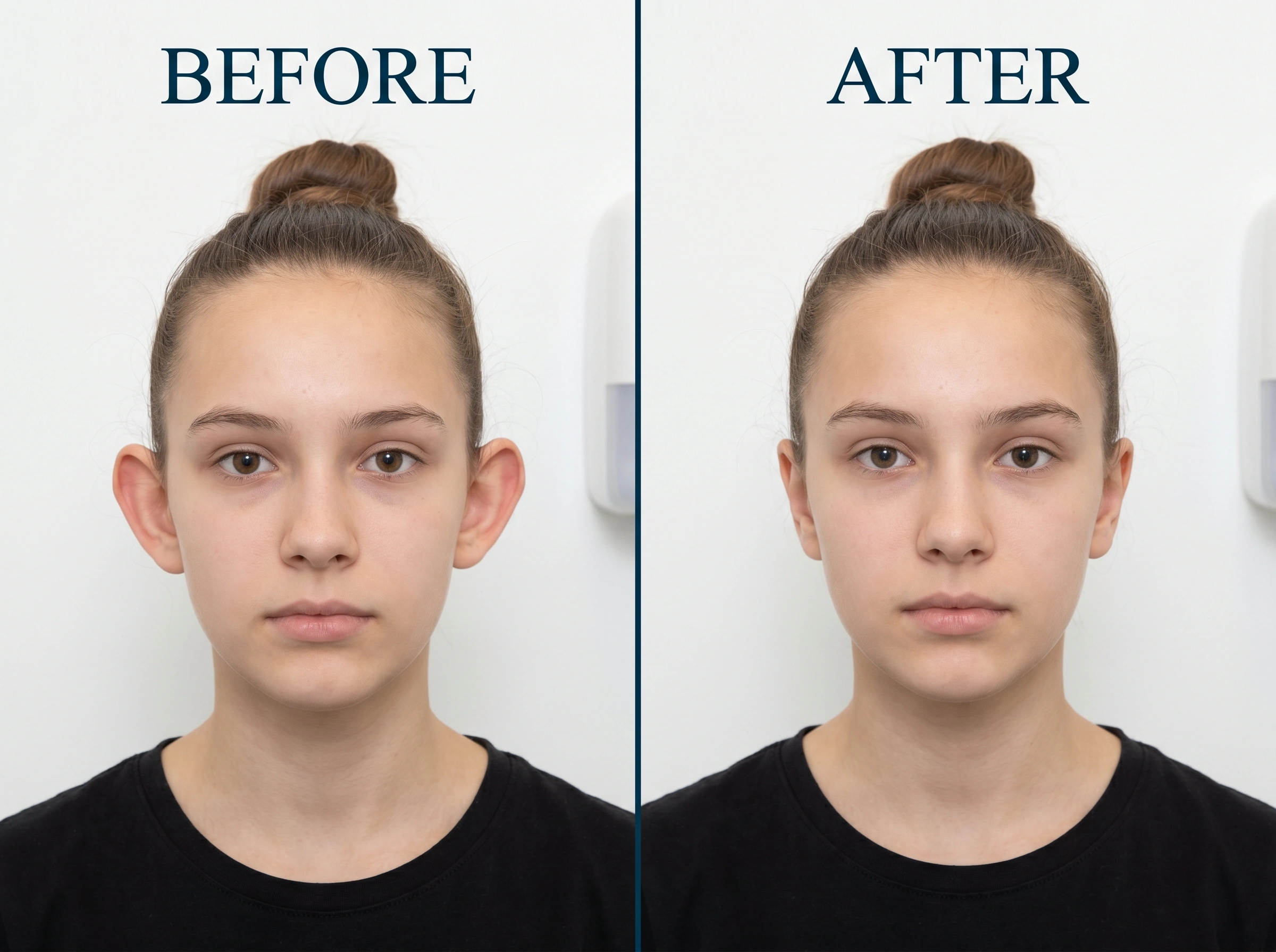 Otoplasty ear correction before and after at Cura Welt