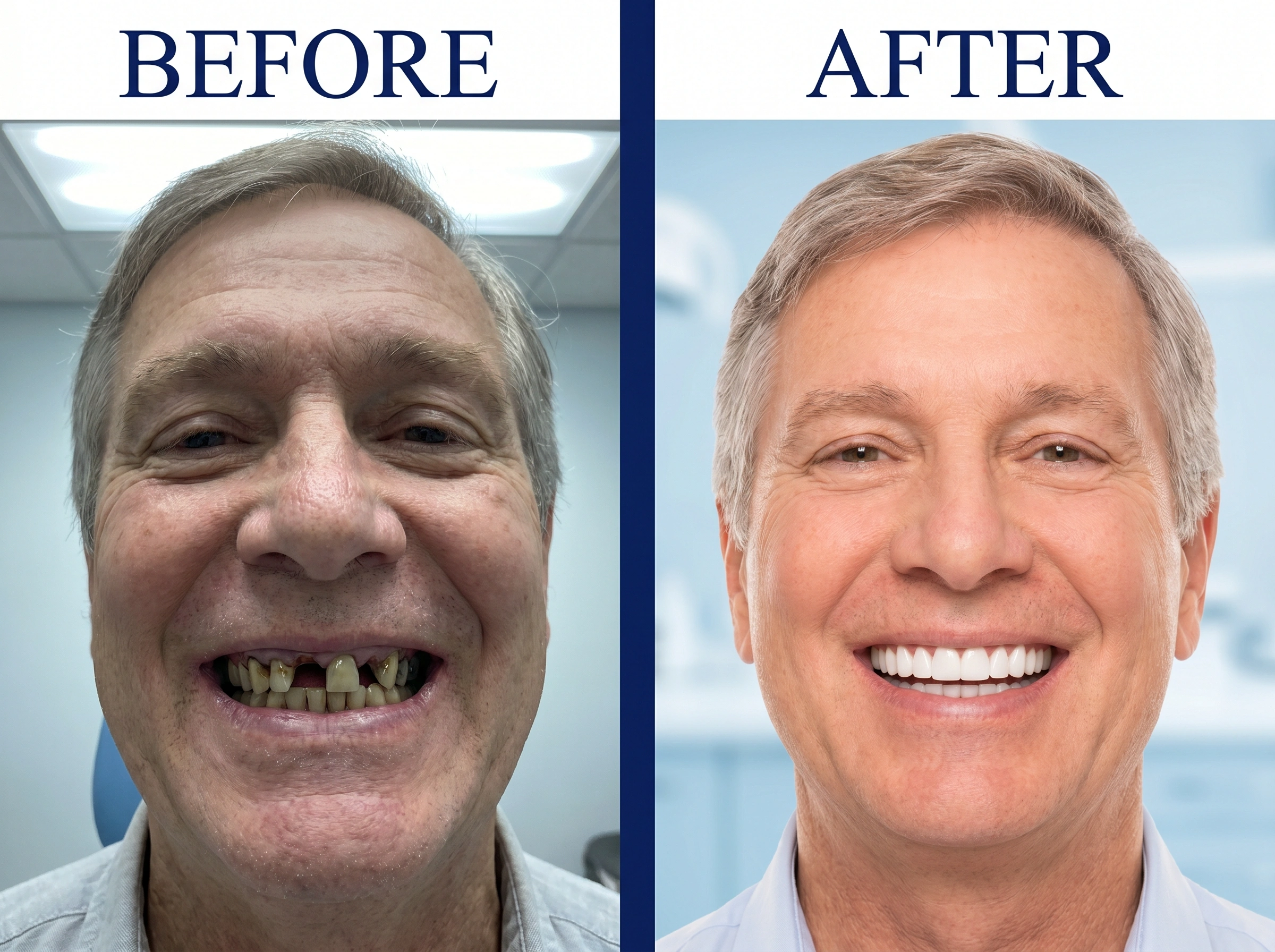 Full Smile Makeover comprehensive dental treatment at Cura Welt