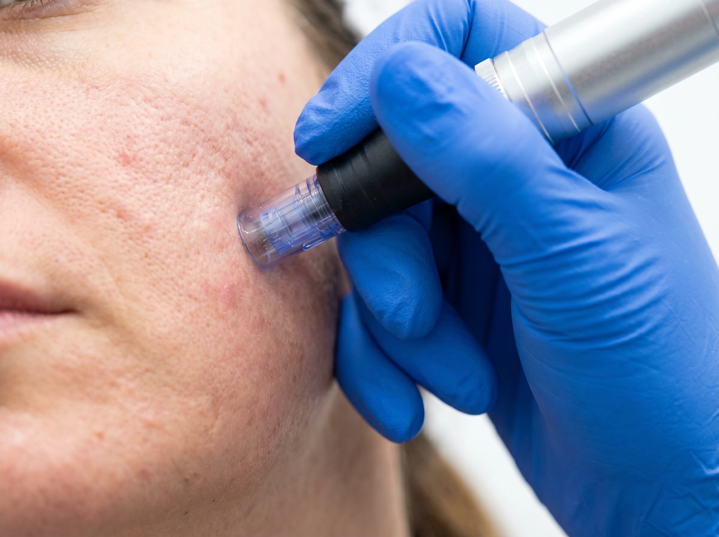 Microneedling collagen induction therapy at Cura Welt